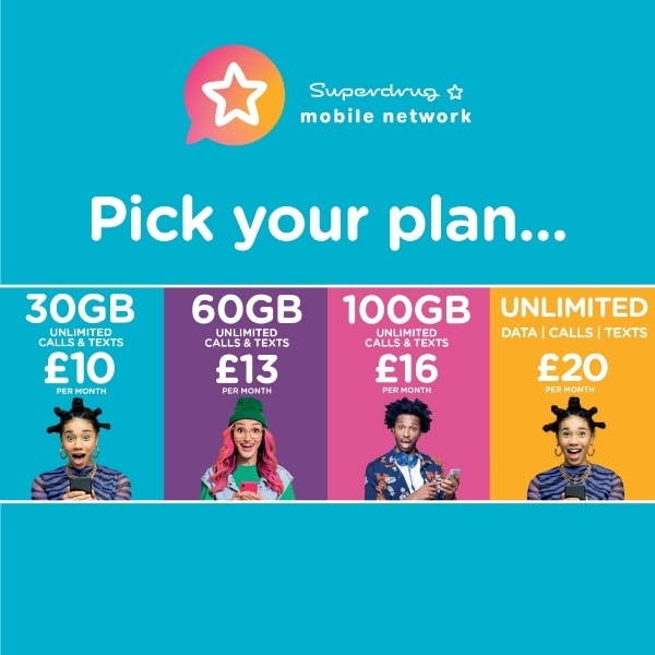 Superdrug Mobile SIM card