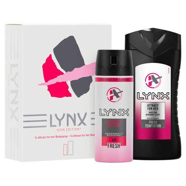 Lynx Attract for Her Shower Gel & Body Spray Duo Gift Set