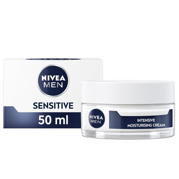 NIVEA MEN Sensitive Intensive Face Cream Moisturiser 50ml