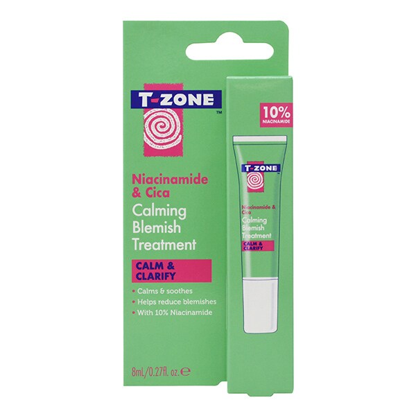 T-Zone Niacinamide And Cica Calming Blemish Treatment 8Ml