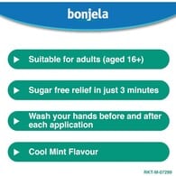 Bonjela Adult Mouth Ulcer Pain Relief Cool Mint Gel 15g