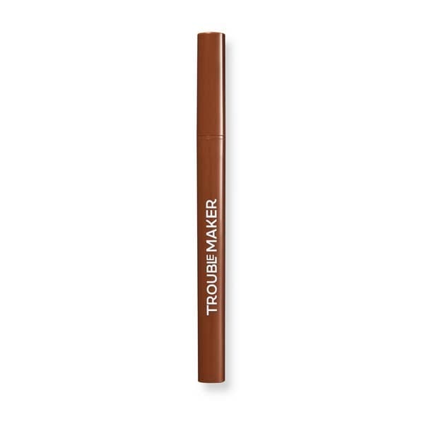 Trouble Maker Fluffer Brow Brush Brow Pen Medium Brown