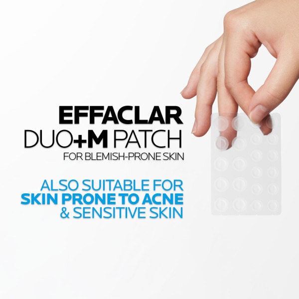 La Roche Posay Effaclar Duo+M 3H Spot Patches, 22 Patches