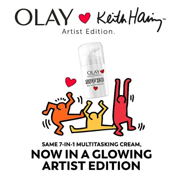 Keith Haring - Olay Total Effects Day Cream SPF30 50ml
