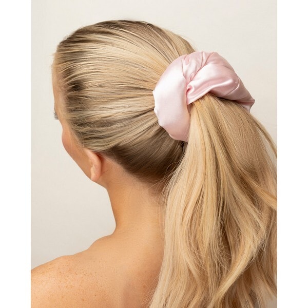 Brushworks Large Cloud Scrunchies - Pink & White