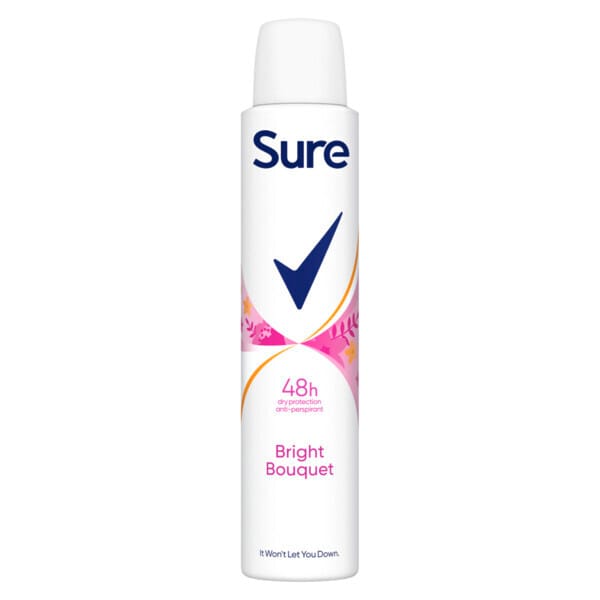 Sure Antiperspirant Deo Aerosol Essential Bouquet 200ml