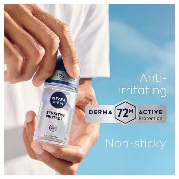 NIVEA MEN Antiperspirant Deodorant Roll-On Sensitive 50ml