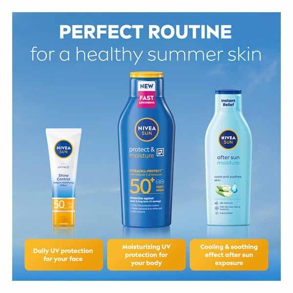 Nivea Sun Protect & Moisture Sun Cream Lotion Spf50 400Ml