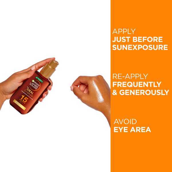 Ambre Solaire Ideal Bronze Protective Oil Spray SPF15 150ml