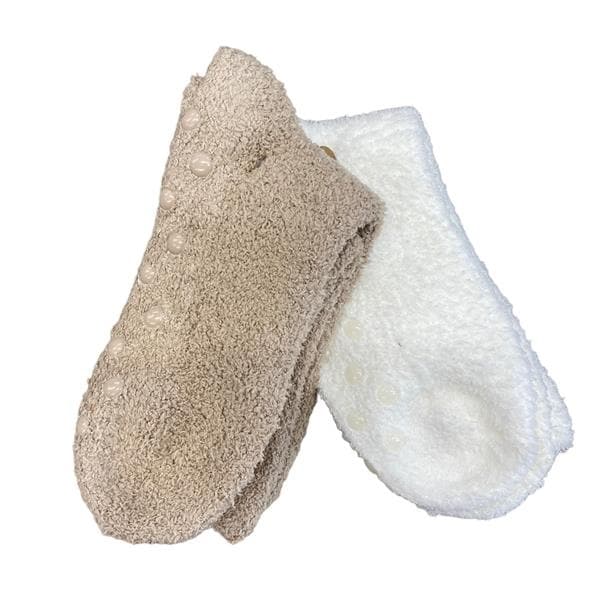 Superdrug Set 2 Cosy Socks Oatmeal White