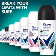 Sure Antiperspirant Deo Roll On Nonstop Invis Aqua 50ml