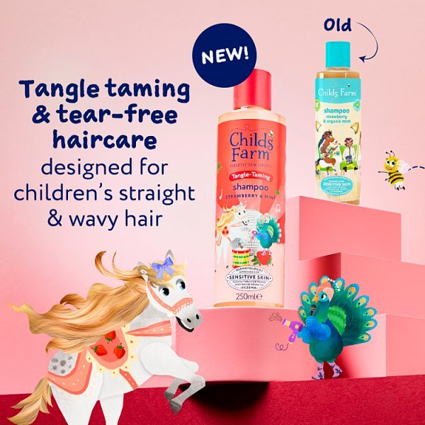 Childs Farm Tangle Taming Shampoo Strawberry & Mint 250Ml