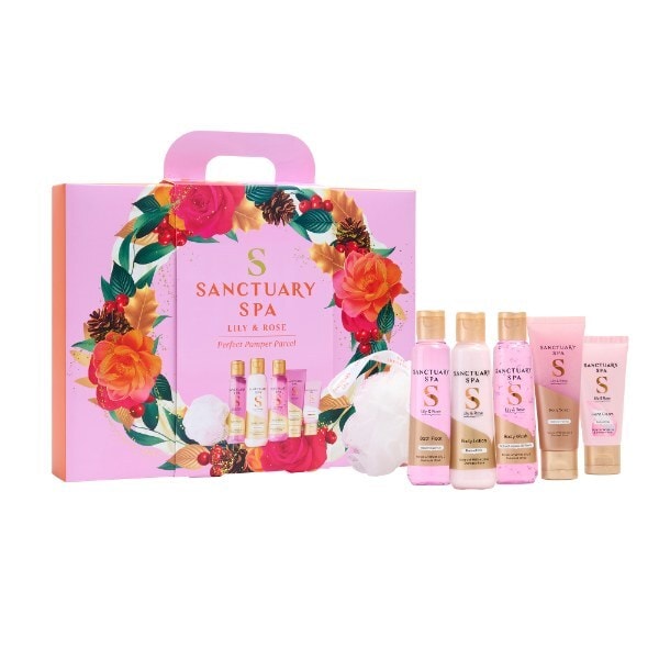 Sanctuary Spa Lily & Rose Pamper Parcel Gift Set