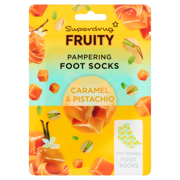Superdrug Fruity Caramel & Pistachio Footsocks