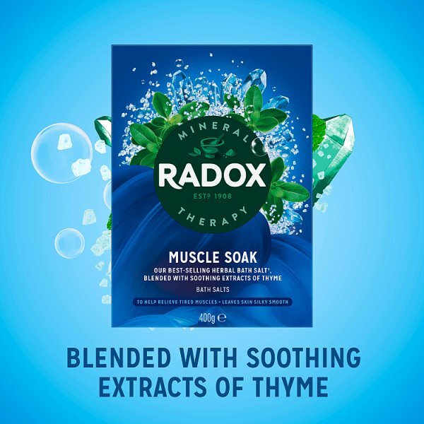 Radox Mineral Therapy Muscle Soak Bath Salts 400 g
