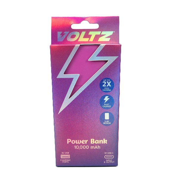 Voltz 10K Power Bank Purple