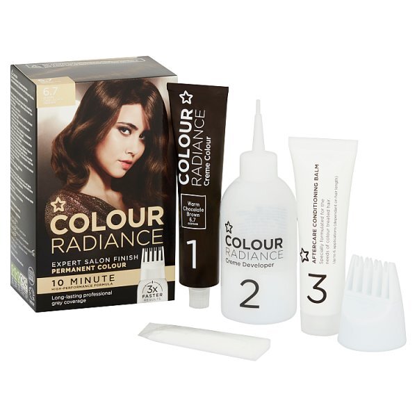 Superdrug Colour Radiance Permanent Hair Dye Chocolate Brown