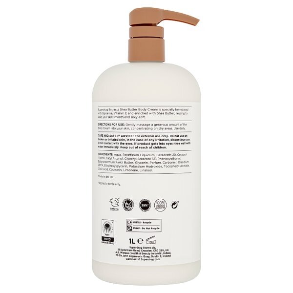 Superdrug Extracts Shea Body Lotion 1 Litre