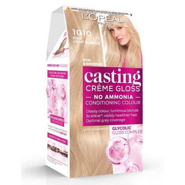 L'Oréal Casting Crème Gloss 1010 Iced Light Blonde Hair Dye