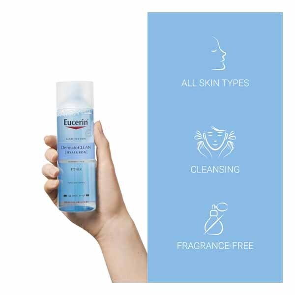 Eucerin DermatoClean Toner for Sensitive Skin 200ml