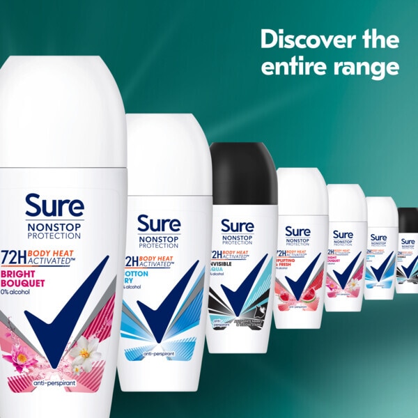 Sure Antiperspirant Deo Roll On Nonstop Pure Fresh 50ml