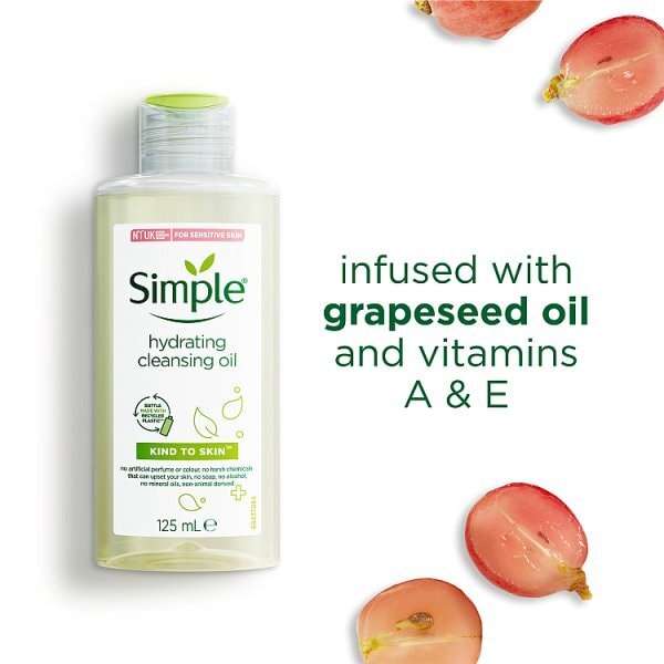 Simple Kind to Skin Hydrating Facial Cleansing Oil 125 ml