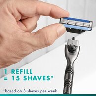 Gillette Mach 3 Vp Handle + 12 Blades