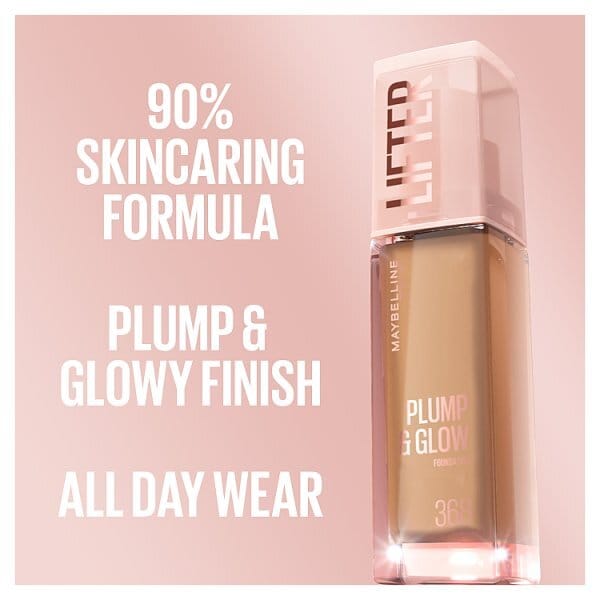 Maybelline Lifter Plump & Glow Foundation 385