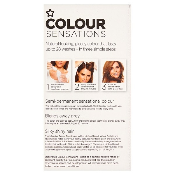 Superdrug Sensations Light Brown 6.0