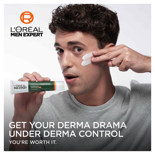 L'Oreal Paris Men Expert Derma Control Moisturiser With Spf30 40ml