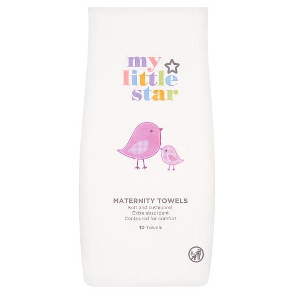 Superdrug My Little Star Maternity Towels x10