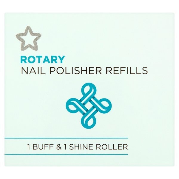 Superdrug Electric Nail Buffer Refills - 1 Buff & 1 Shine
