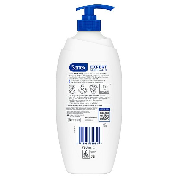 Sanex Expert Moisturising Shower Gel 720ml