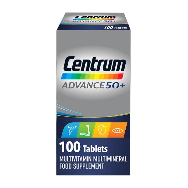 Centrum Advance 50+ Multivitamins - 100 Tablets
