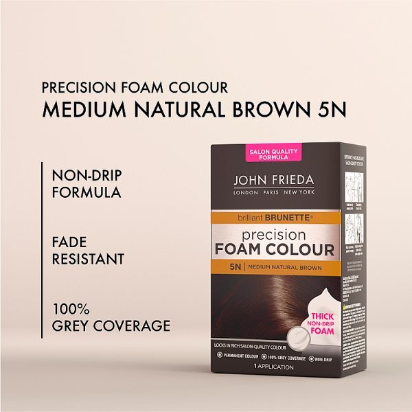 DNR John Frieda Precision Foam Medium Natural Brown 5N