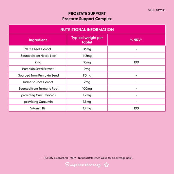 Superdrug Prostate Support Complex 30s