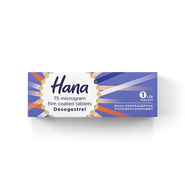 Hana Daily Contraceptive 75µg x 28 1 month