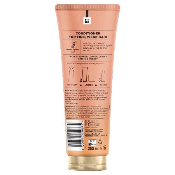 Pantene Grow Abundant Anti-Hair Loss Conditioner 250ml