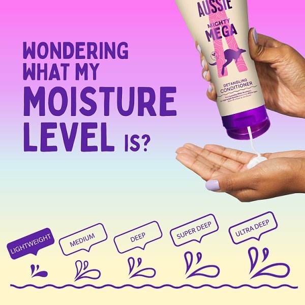 Aussie Mega Hair Conditioner For Everyday Conditioning 200ml