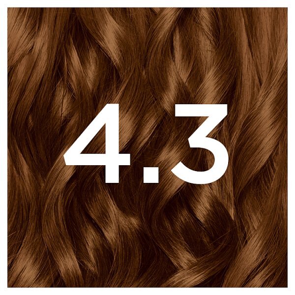 Garnier Nutrisse 4.3 Dark Golden Brown Permanent Hair Dye