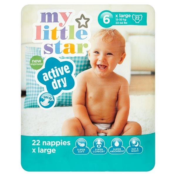 My Little Star Extra Large Nappies 22pcs