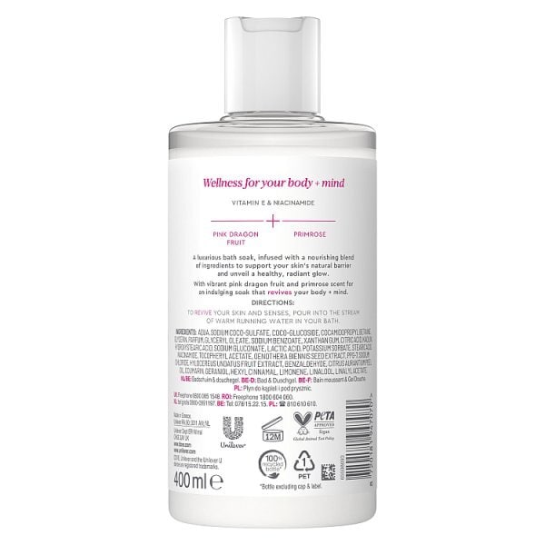 Dove Bath Soak Dragonfruit & Primrose 400Ml