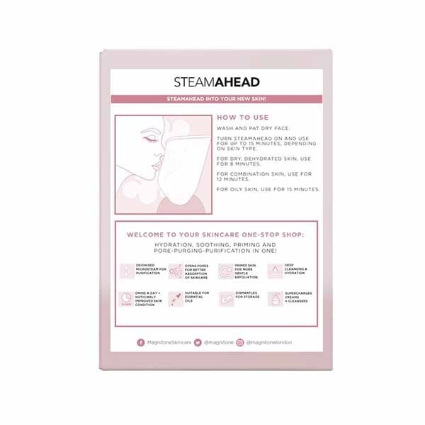 MAGNITONE SteamAhead Hydrating Facial Micro Steamer Pink