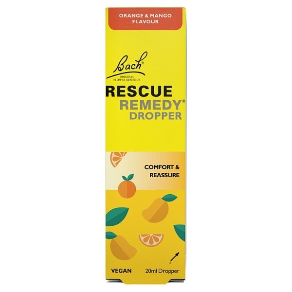 Rescue Remedy Orange & Mango Dropper 20Ml