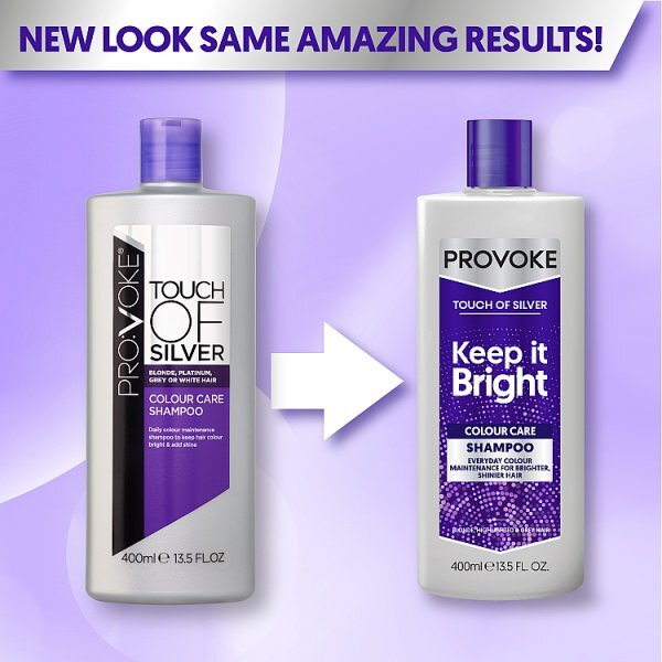Provoke Touch of Silver Keep It Bright Shampoo 400ml