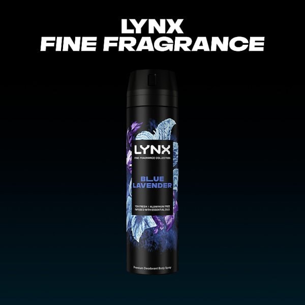 Lynx Fine Fragrance Collection Blue Lavender Body Spray 200Ml