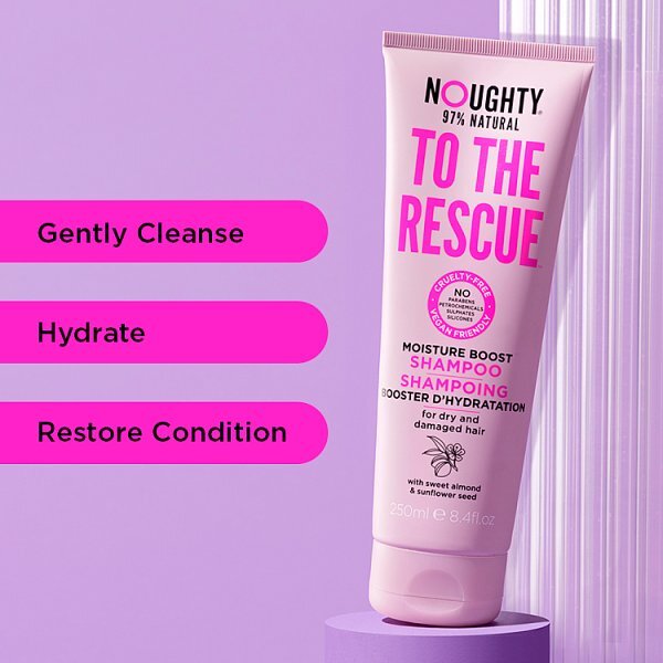 Noughty To The Rescue Moisture Boost Shampoo 250ml