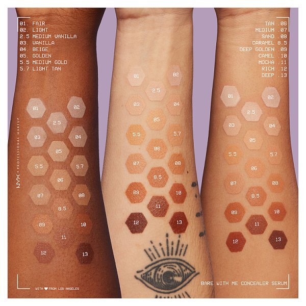 NYX Professional Makeup Bare With Me Concealer Serum Vanilla