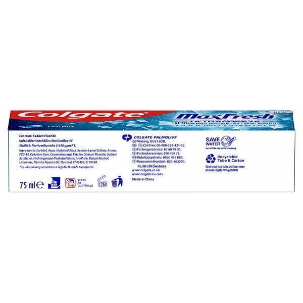 Colgate Max Fresh Cooling Crystals Toothpaste 75ml