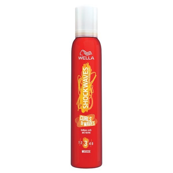 Wella Shockwaves Curls and Waves Mousse, 200 ml